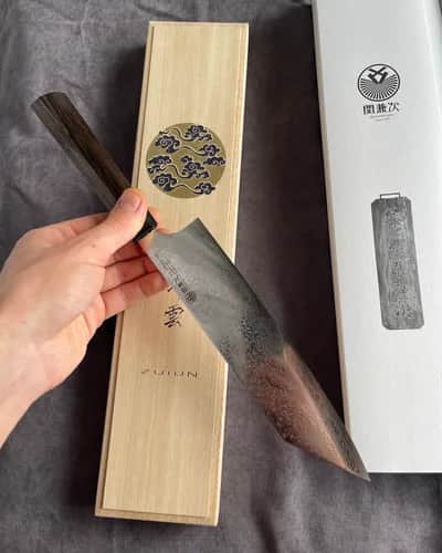 Ніж Кірітсуке (Kiritsuke) 210mm, Kanetsugu Zuiun, сталь SPS 2 - Thumbnail 2