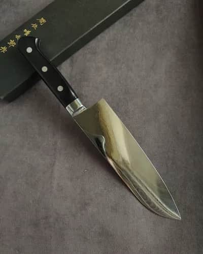 Ніж Сантоку (Santoku),  Ichiro Hattori, сталь VG10  - Thumbnail 2