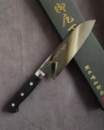 Ніж Сантоку (Santoku),  Ichiro Hattori, сталь VG10  - Thumbnail 1