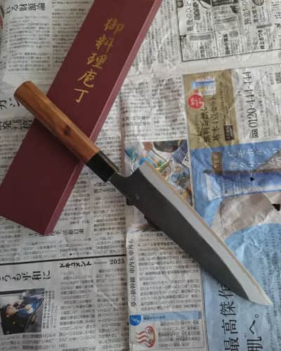 Ніж Гюто (Gyuto) 215mm, Tosa for Honmamon, сталь Aogami 2 - Thumbnail 2