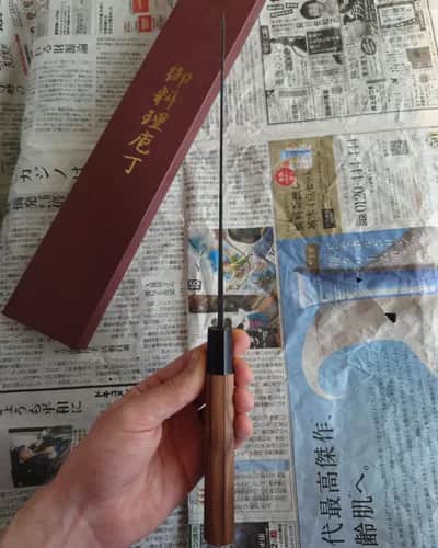 Ніж Гюто (Gyuto) 215mm, Tosa for Honmamon, сталь Aogami 2 - Thumbnail 3