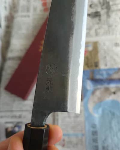 Ніж Гюто (Gyuto) 215mm, Tosa for Honmamon, сталь Aogami 2 - Thumbnail 4