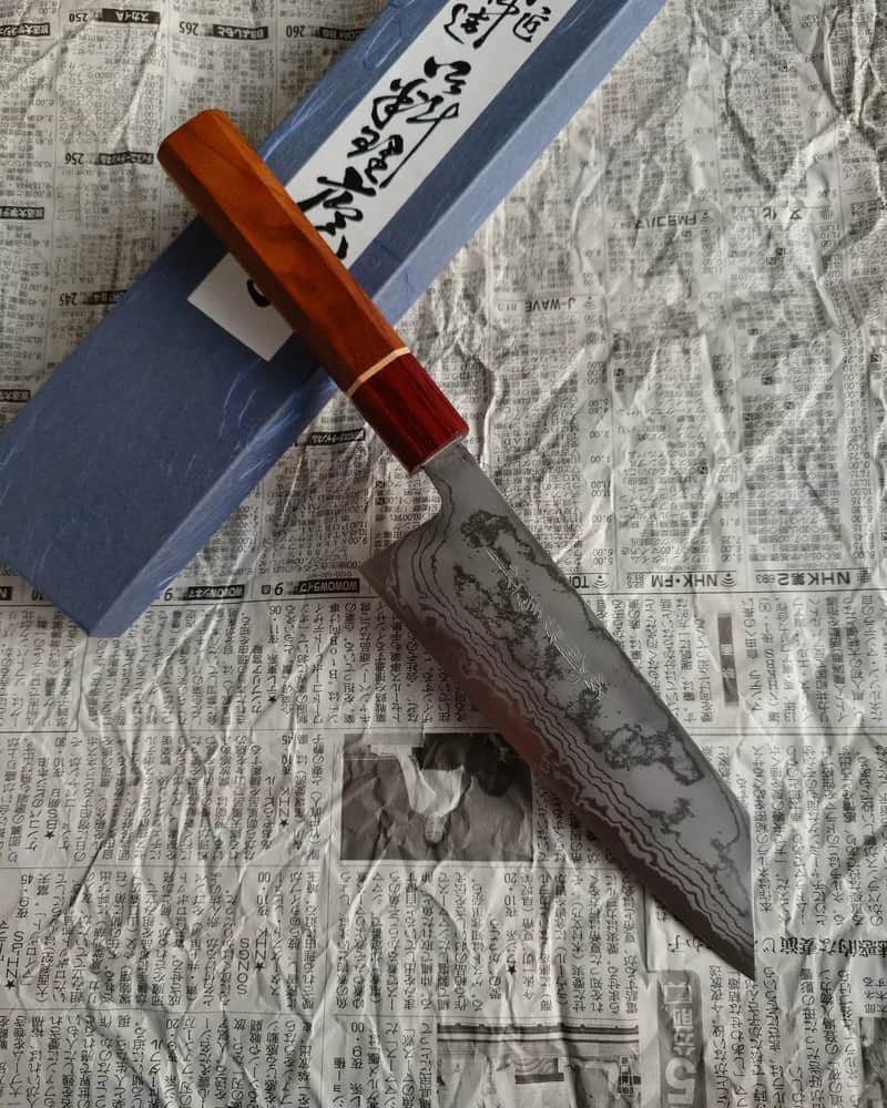 Ніж Бунка (Bunka) 175mm, Minamoto, сталь Aogami 2 