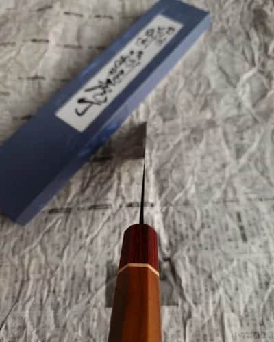 Ніж Бунка (Bunka) 175mm, Minamoto, сталь Aogami 2  - Thumbnail 6