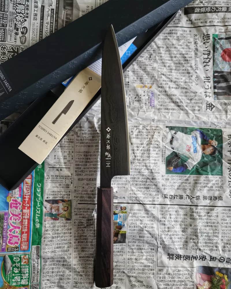 Ніж Гюто (Gyuto) 215mm, Tojiro Sakuya, сталь VG10 
