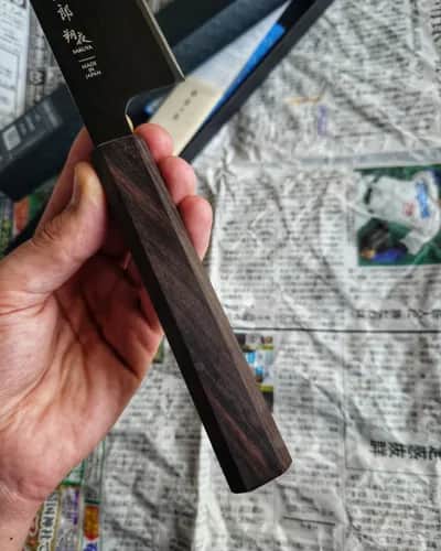 Ніж Гюто (Gyuto) 215mm, Tojiro Sakuya, сталь VG10  - Thumbnail 4