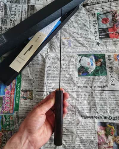 Ніж Гюто (Gyuto) 215mm, Tojiro Sakuya, сталь VG10  - Thumbnail 5