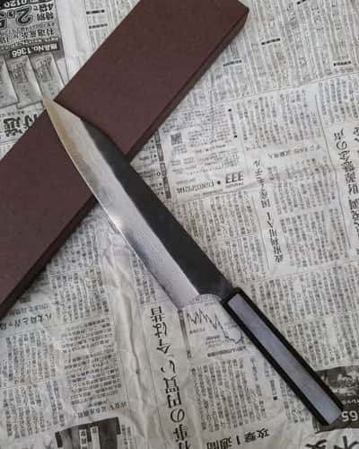 Ніж Кірітсуке (Kiritsuke) 210mm, Yoshimi Kato, сталь Aogami Super  - Thumbnail 2