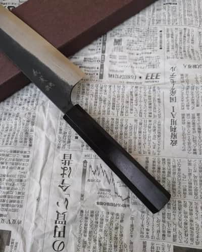Ніж Кірітсуке (Kiritsuke) 210mm, Yoshimi Kato, сталь Aogami Super  - Thumbnail 7