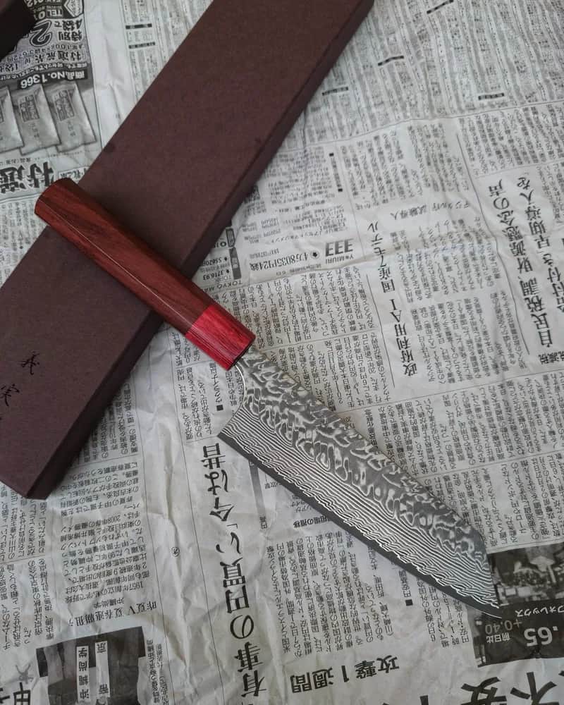 Ніж Бунка (Bunka) 170mm, Yoshimi Kato, сталь SG2
