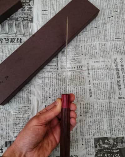 Ніж Бунка (Bunka) 170mm, Yoshimi Kato, сталь SG2 - Thumbnail 5