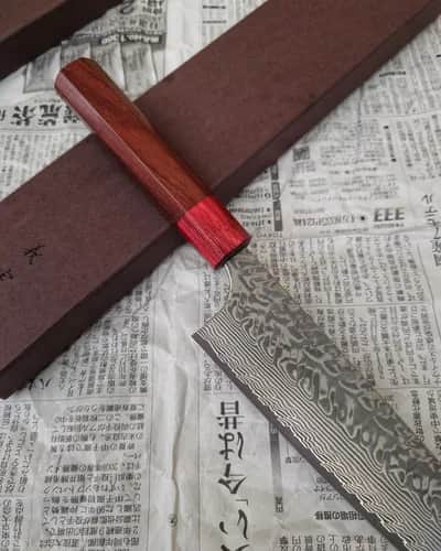 Ніж Бунка (Bunka) 170mm, Yoshimi Kato, сталь SG2 - Thumbnail 7