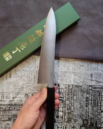 Ніж Гюто (Gyuto) 210mm, Kanjo Tsukahara, сталь Aogami Super  - Thumbnail 2