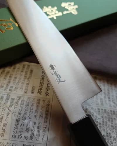 Ніж Гюто (Gyuto) 210mm, Kanjo Tsukahara, сталь Aogami Super  - Thumbnail 3