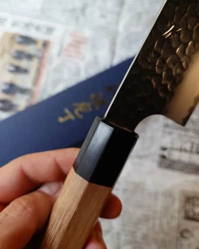 Ніж Сантоку (Santoku) 175mm, Hiroyuki Sakai, сталь HAP40 - Thumbnail 4