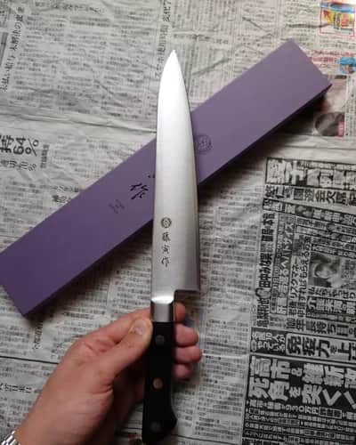 Ніж Гюто (Gyuto) 210mm, Fujitora, сталь VG10  - Thumbnail 1