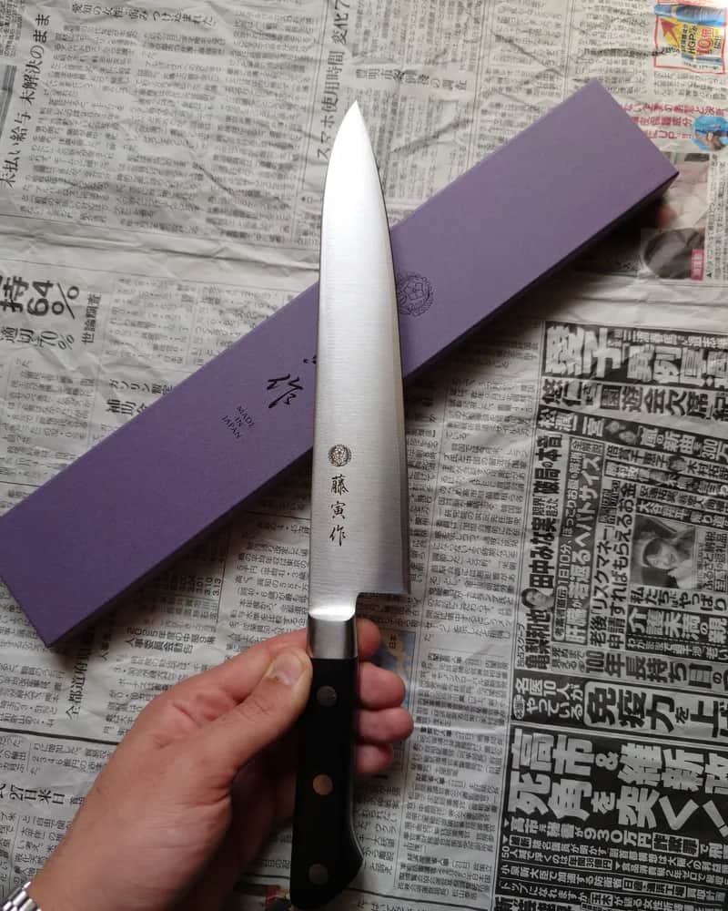 Ніж Гюто (Gyuto) 210mm, Fujitora, сталь VG10 