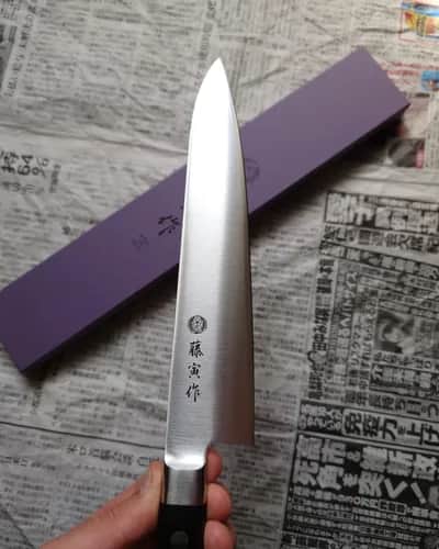 Ніж Гюто (Gyuto) 210mm, Fujitora, сталь VG10  - Thumbnail 3