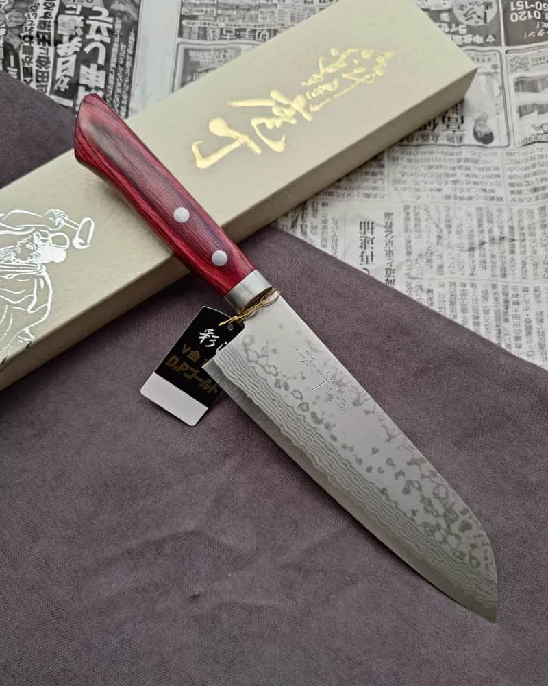 Ніж Сантоку (Santoku) 170mm, Kunio Masutani, сталь VG10