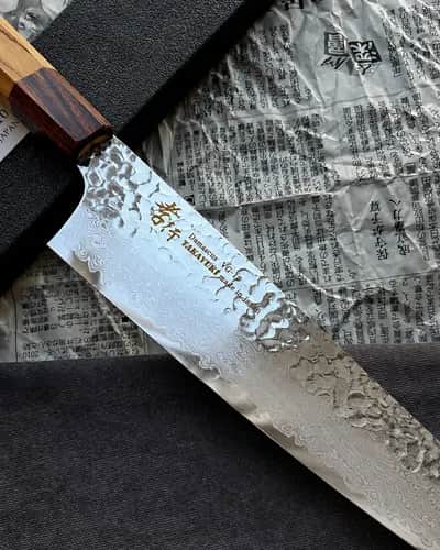 Ніж Бунка (Bunka) 190mm, Sakai Takayuki, сталь VG10 - Thumbnail 3