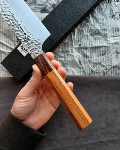 Ніж Бунка (Bunka) 190mm, Sakai Takayuki, сталь VG10 - Thumbnail 4