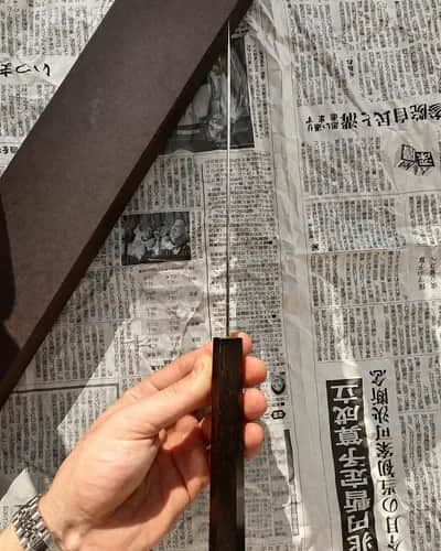Ніж Кірітсуке (Kiritsuke) 210mm, Yoshimi Kato Hyo, сталь SG-2 - Thumbnail 5