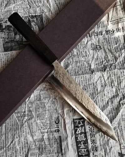 Ніж Кірітсуке (Kiritsuke) 210mm, Yoshimi Kato Hyo, сталь SG-2 - Thumbnail 1
