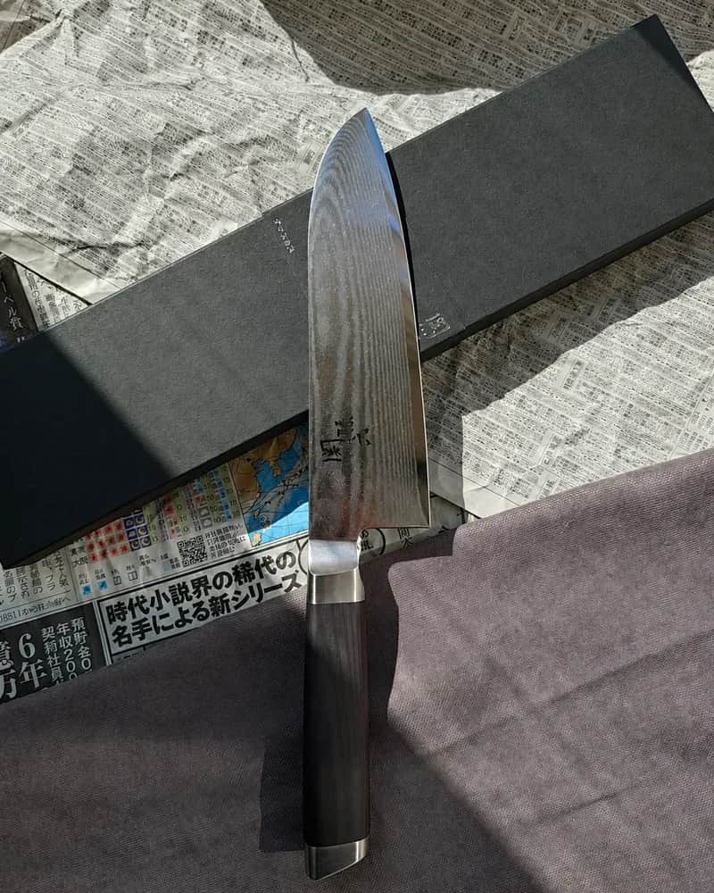 Ніж Сантоку (Santoku) 165mm, Kai Shun, сталь VG10 
