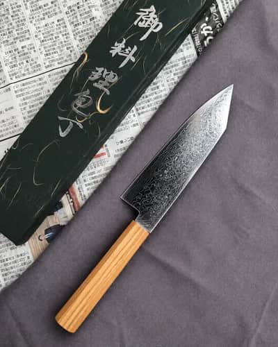 Ніж Бунка (Bunka) 180mm, Sukenari Hamono, сталь SG-2  - Thumbnail 2