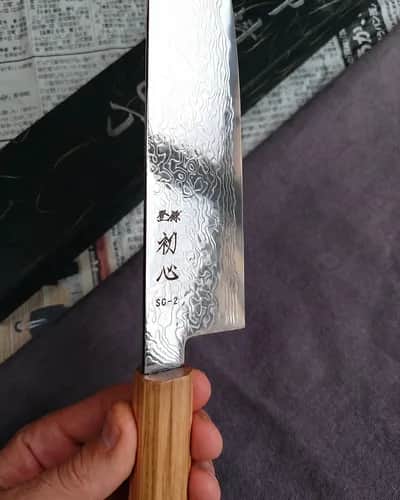 Ніж Бунка (Bunka) 180mm, Sukenari Hamono, сталь SG-2  - Thumbnail 3