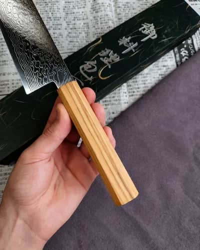 Ніж Бунка (Bunka) 180mm, Sukenari Hamono, сталь SG-2  - Thumbnail 4