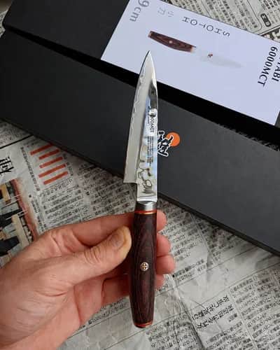 Ніж Овочевий (Paring) 90mm, Miyabi Artisan, сталь SG-2  - Thumbnail 2