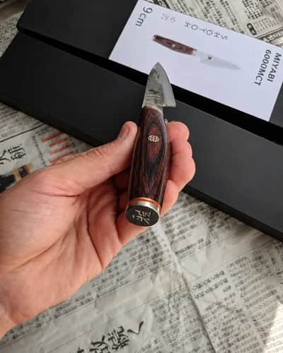 Ніж Овочевий (Paring) 90mm, Miyabi Artisan, сталь SG-2  - Thumbnail 3