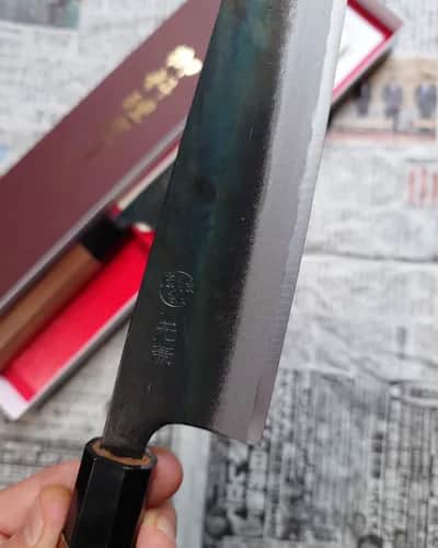 Ніж Гюто (Gyuto) 215mm, Tosa for Honmamon, сталь Aogami 2 - Thumbnail 3