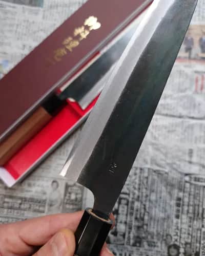 Ніж Гюто (Gyuto) 215mm, Tosa for Honmamon, сталь Aogami 2 - Thumbnail 4