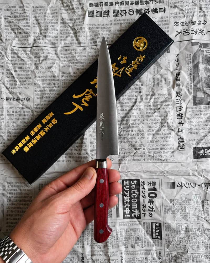 Ніж Петті (Petty) 150mm, Takamura Migaki, сталь SG-2
