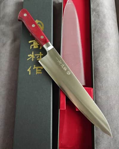 Ніж Гюто (Gyuto) 210mm, Takamura Migaki, сталь R2 - Thumbnail 2