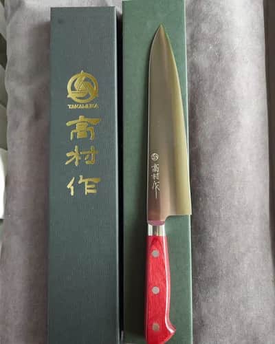Ніж Гюто (Gyuto) 210mm, Takamura Migaki, сталь R2 - Thumbnail 1