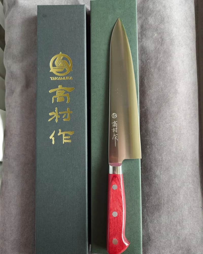 Ніж Гюто (Gyuto) 210mm, Takamura Migaki, сталь R2