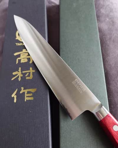 Ніж Гюто (Gyuto) 210mm, Takamura Migaki, сталь R2 - Thumbnail 3