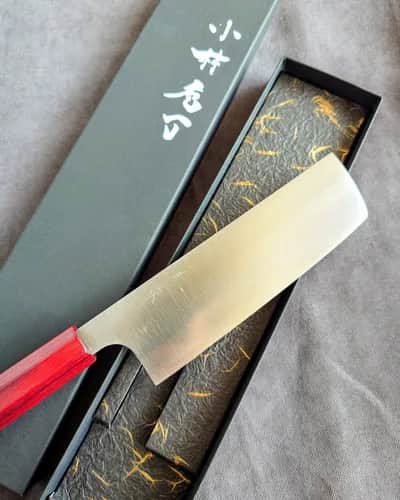 Ніж Накірі (Nakiri) 170mm, Kei Kobayashi, сталь SG2 - Thumbnail 2