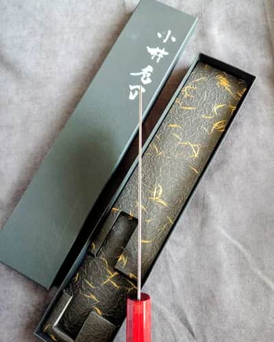 Ніж Накірі (Nakiri) 170mm, Kei Kobayashi, сталь SG2 - Thumbnail 6