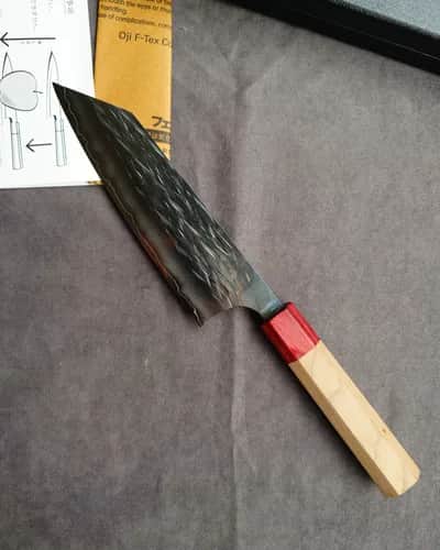 Ніж Бунка (Bunka) 170mm, Yuji Kurosaki, сталь SG2 - Thumbnail 2