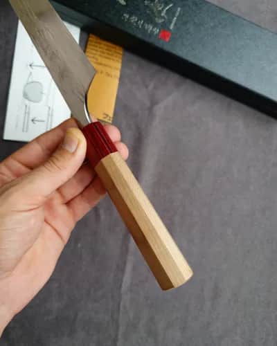 Ніж Бунка (Bunka) 170mm, Yuji Kurosaki, сталь SG2 - Thumbnail 5