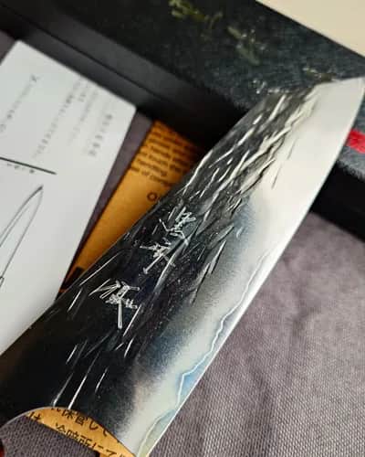 Ніж Бунка (Bunka) 170mm, Yuji Kurosaki, сталь SG2 - Thumbnail 4