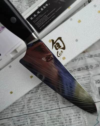 Ніж Гюто (Gyuto) 200mm, Kai Shun Nagare, VG10 / VG2 - Thumbnail 4