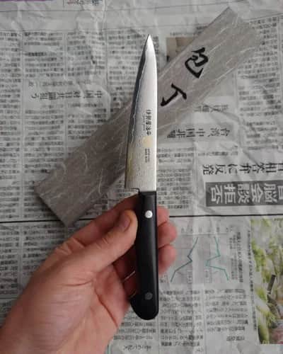 Ніж Петті (Petty) 120mm, Seto Iseya, сталь VG10 - Thumbnail 1