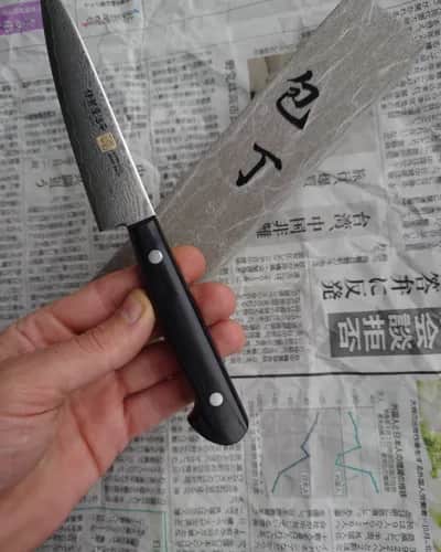 Ніж Петті (Petty) 120mm, Seto Iseya, сталь VG10 - Thumbnail 4