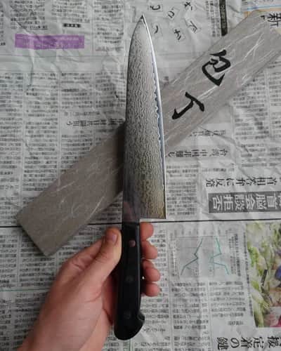 Ніж Гюто (Gyuto) 210mm, Seto Iseya, сталь VG10 - Thumbnail 2