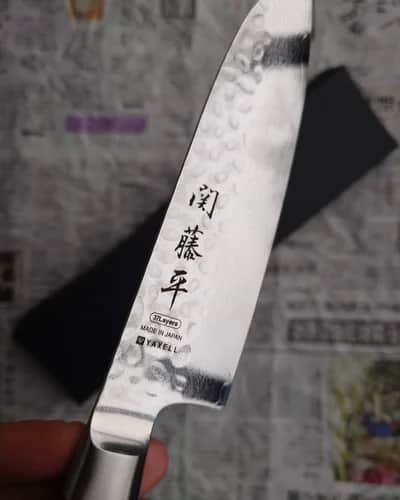 Ніж Сантоку (Santoku) 165mm, Yaxell Zen, сталь VG10 - Thumbnail 4
